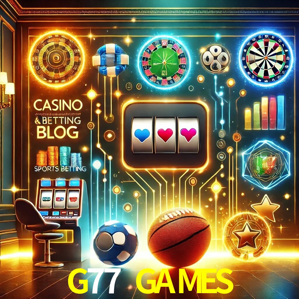 Blog do G77 GAMES com dicas e estratégias para apostas e jogos